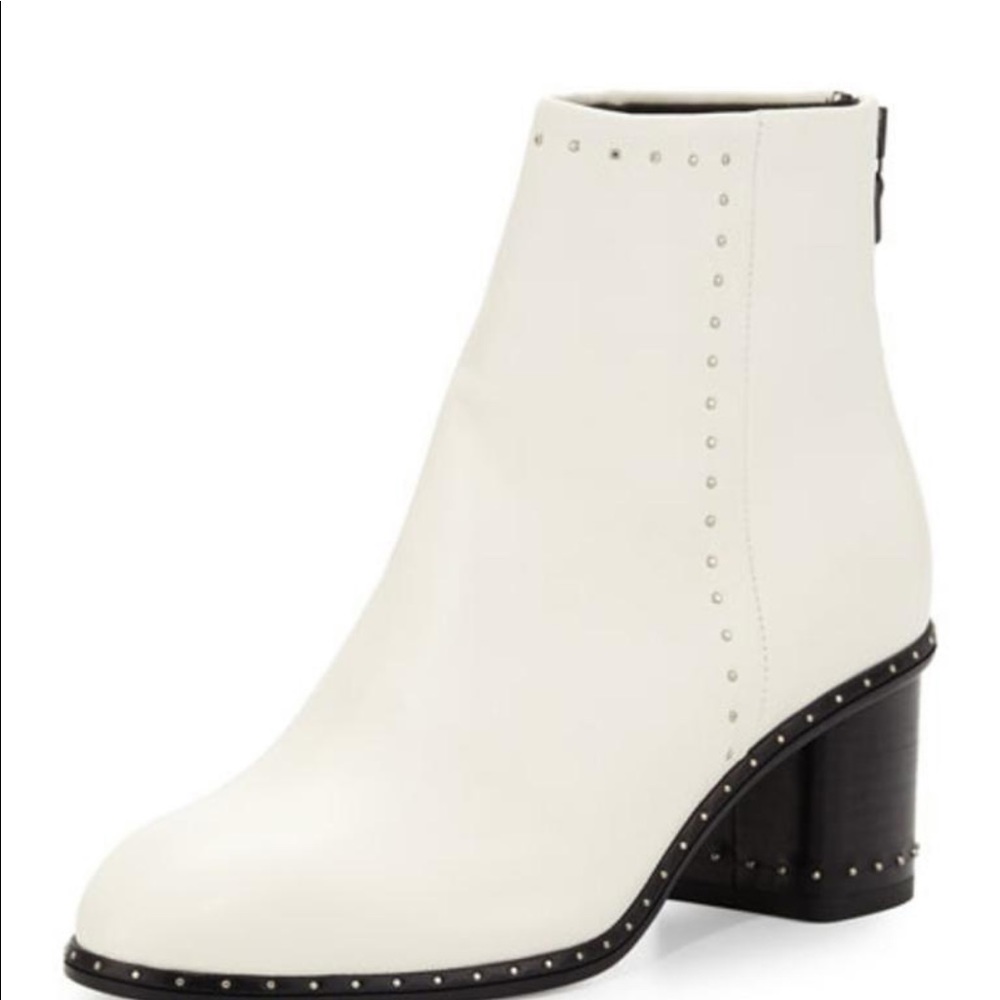 Rag and Bone “ White Willow “ stud booties